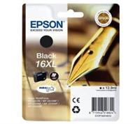 EPSON Pen & Crossword T1631 XL Black Ink Cartridge - BOX DAMAGE
