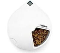 CLOSER PETS Cat Mate C500 Automatic Pet Feeder - White - BOX DAMAGE