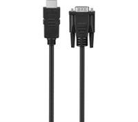 LOGIK LHDMVG123 HDMI to VGA Cable - BOX DAMAGE