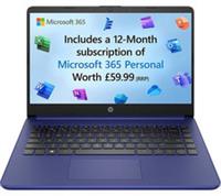 HP Stream 14s-dq0509na 14" Laptop - Intel Celeron, 128 GB SSD, Blue