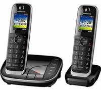 PANASONIC KX-TGJ422EB Cordless Phone - Twin Handsets - BOX DAMAGE