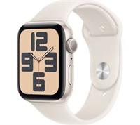 APPLE Watch SE - 44 mm Starlight with Starlight Sports Band - REFURB-B