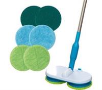 FLOATING MOP Upright Hard Floor Cleaner - White & Blue - BOX DAMAGE