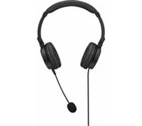 LOGIK LHSOE23 Headset - Black - BOX DAMAGE
