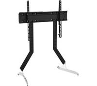 AVF QB600S 537 mm TV Stand with Bracket - Black & Silver - BOX DAMAGE