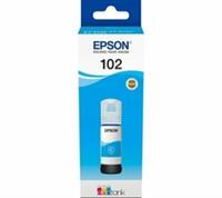 EPSON Ecotank 102 Cyan Ink Bottle - BOX DAMAGE