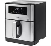 BREVILLE XL 9L Digital VDF131 Air Fryer - Black and Stainless Steel - BOX DAMAGE