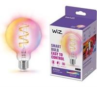 WIZ Colour Filament Smart LED Light Bulb - E27, G95 - BOX DAMAGE