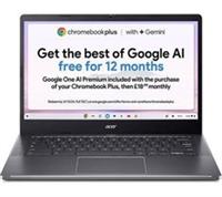 ACER 514 14 Chromebook Plus - Intel Core i3, 128 GB eMMC, Grey