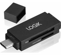 LOGIK LCRTPC23 USB Type-C Memory Card Reader - BOX DAMAGE