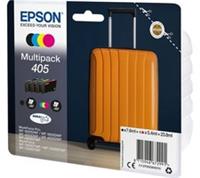 EPSON Suitcase 405 Cyan - Magenta - Yellow & Black Ink Cartridges - BOX DAMAGE