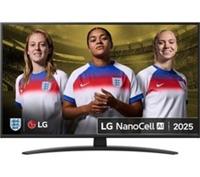 LG NANO81A 43 NanoCell AI 4K HDR Smart TV 2025 - 43NANO81A6A