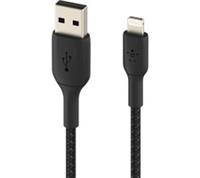 BELKIN Braided Apple Charging cable to USB-A - 1 m, Black - BOX DAMAGE