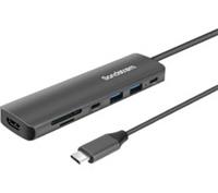 SANDSTROM S7IN1CA25 7-port USB Type-C Connection Hub - BOX DAMAGE