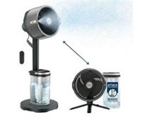 SHARK FlexBreeze Pro Mist FA300UK Portable 11.8 Hybrid Pedestal Fan