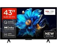 TCL 43P7K 43 Smart 4K Ultra HD HDR QLED TV - BOX DAMAGE