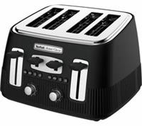 TEFAL Avanti Classic TT780N40 4-Slice Toaster - Matte Black BOX DAMAGE