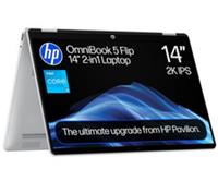 HP OmniBook 5 Flip 14 2 in 1 Laptop - Intel Core i3, 512 GB SSD, Silver
