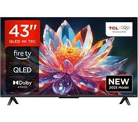TCL T6C 43 QLED 4K HDR Smart Fire TV with Freely - 43T6C-UK
