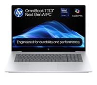 HP OmniBook 7 NGAI 17.3" Laptop - Intel Core Ultra 7, 1 TB SSD, Silver