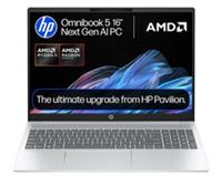 HP OmniBook 5 16" Laptop - AMD Ryzen AI 5, 512 GB SSD, Silver