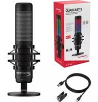 HYPERX QuadCast S USB Microphone - Black - BOX DAMAGE