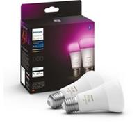 PHILIPS HUE Smart LED Bulb - E27, 1100 Lumens, Twin Pack - BOX DAMAGE
