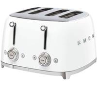 SMEG 50's Retro Style TSF03WHUK 4-Slice Toaster White - BOX DAMAGE