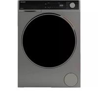 SHARP ES-NDB814CAA-EN 8 kg Washer Dryer - Dark Inox