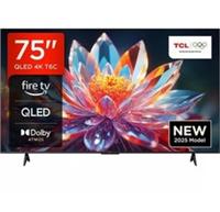 TCL T6C 75" QLED 4K HDR Smart Fire TV with Freely - 75T6C-UK - REFURB-A