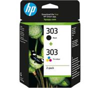 HP 303 Combo Tri-colour & Black Ink Cartridges - BOX DAMAGE