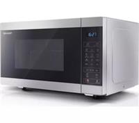 SHARP YC-MG252AU-S Microwave with Grill - Silver - BOX DAMAGE