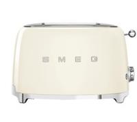 SMEG 50's Retro TSF01CRUK 2-Slice Toaster - Cream - BOX DAMAGE