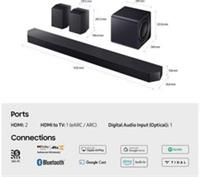 SAMSUNG HW-Q990F/XU 11.1.4 Wireless Sound Bar - BOX DAMAGE
