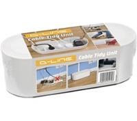 D-LINE EU/CTUSMLW/SW Cable Tidy Unit - Small, White - BOX DAMAGE