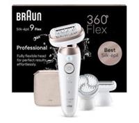 BRAUN Silk-pil 9 Flex 9 3D SE9-060 Wet and Dry Epilator - Rose Titan