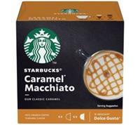 STARBUCKS Dolce Gusto Caramel Macchiato Coffee Pods - Pack of 12
