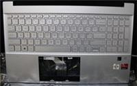 Genuine HP laptop Cover/Palmrest - Natural Silver