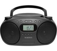 ROBERTS Zoombox FM Portable FM/AM Boombox - Black - BOX DAMAGE