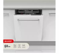 SHARP QW-NI1FI45D6X-EN Full-size Dishwasher - White - REFURB-B
