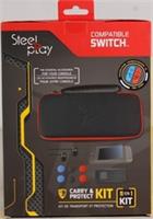 STEELPLAY 11-in-1 Carry & Protect Kit for Nintendo Switch - Multicolor