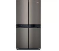 HOTPOINT Total No Frost HQ9 U2BL G Fridge Freezer - Black Inox - REFURB-C