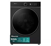 HISENSE KitchenFit 5i WD5I1045BBQ 10.5 kg Washer Dryer - Black - REFURB-C