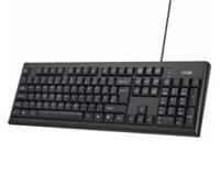 LOGIK LFSWDKB23 Keyboard - Black - BOX DAMAGE