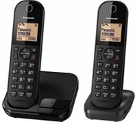 PANASONIC KX-TGC412EB Cordless Phone - Twin Handsets -BOX DAMAGE
