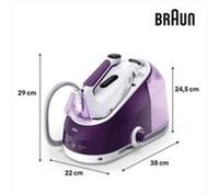 BRAUN CareStyle 5 IS5247VI Steam Generator Iron - White & Violet
