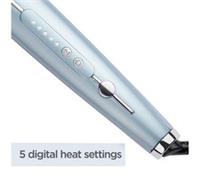 BABYLISS Hydro-Fusion Anti-Frizz Hair Straightener - Ice Teal Blue - BOX DAMAGE