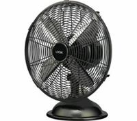 LOGIK 12 Desk Fan L12DFGM17 - Gun Metal