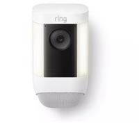 RING Spotlight Cam Pro Full HD 1080p WiFi Security Camera - Wired, White