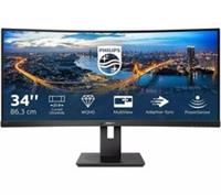 PHILIPS 345B1C Wide Quad HD 34" Curved VA LCD Monitor - BOX DAMAGE
